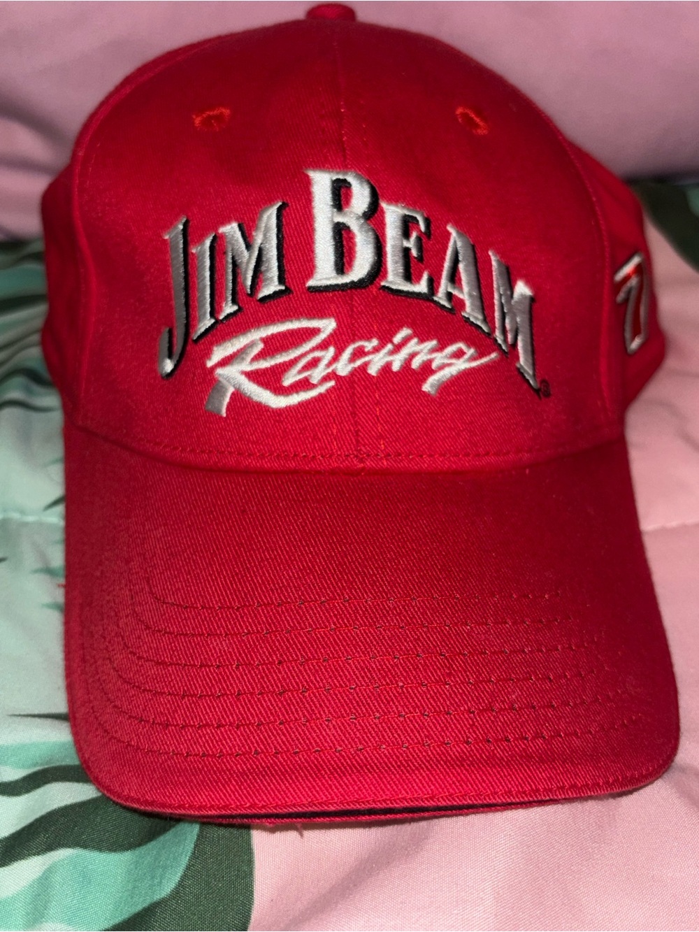 Bobby Gordon nascar Racing Red Baseball Cap
